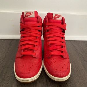 Nike Women’s Dunk Sky High Wedge Sneakers